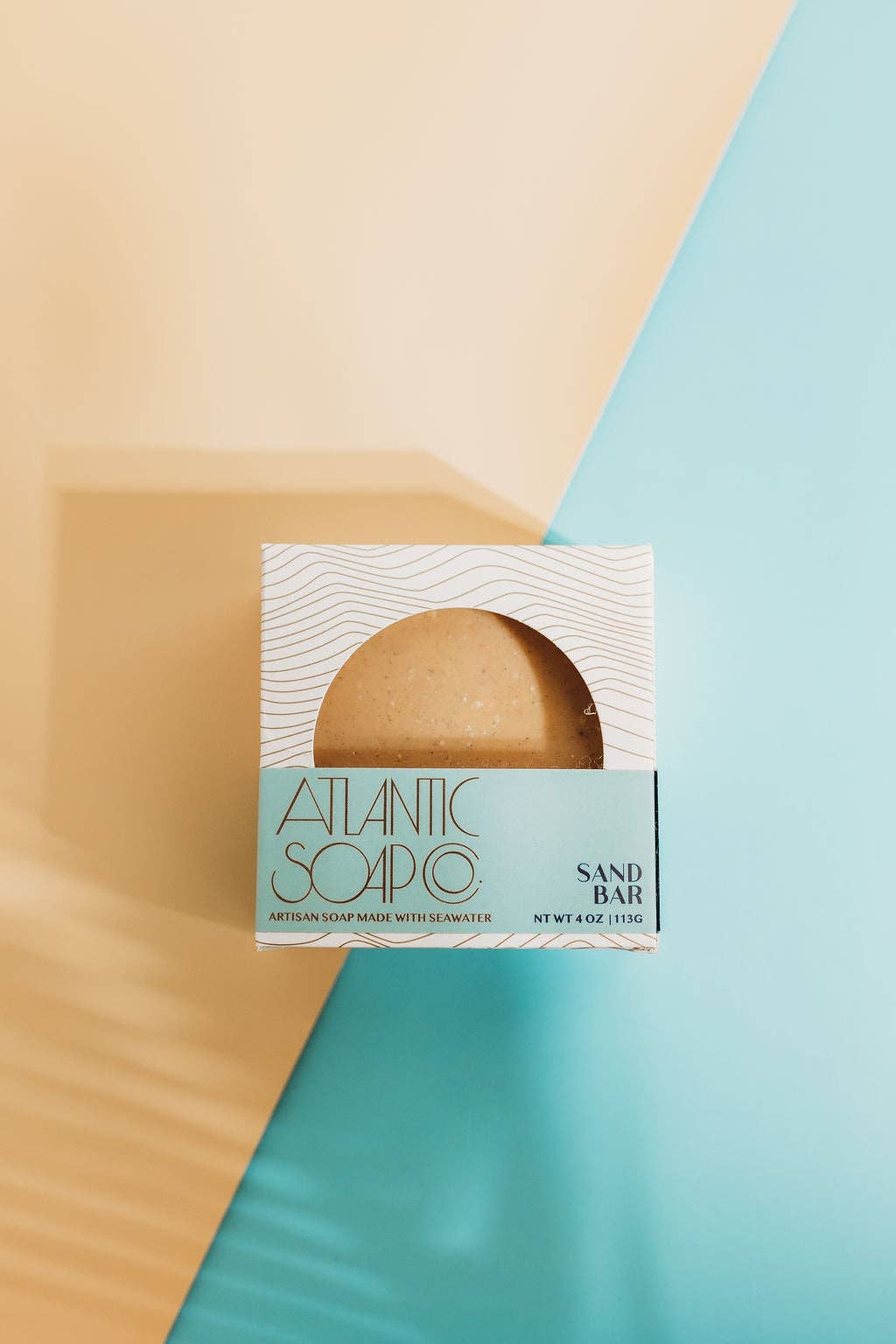 Natural Sand Bar Soap Bar for Exfoliating & Moisturizing - Handmade Organic Skincare for Dry Skin - Perfect for Beach Lovers & Spa Days