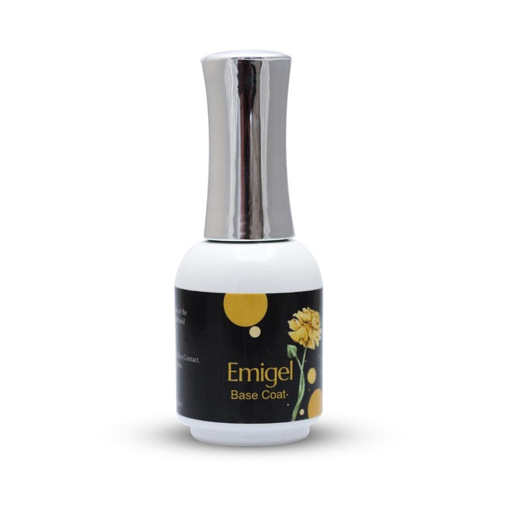 Coslifestore UV Lamp Dry Top Coat & Base Coat Set - 2 Pack (15ml Each) for Permanent Gel Polish & Nail Art - Extra Shine & Long-Lasting Finish | Perfect for Salon & At-Home Manicures