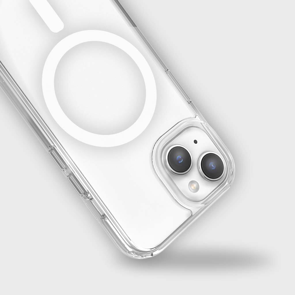 MagSafe iPhone 14 Plus Clear Case - Shockproof Protective Cover with Magnetic Alignment for iPhone 14 Plus - Perfect for Everyday Use, Travel & Wireless Charging