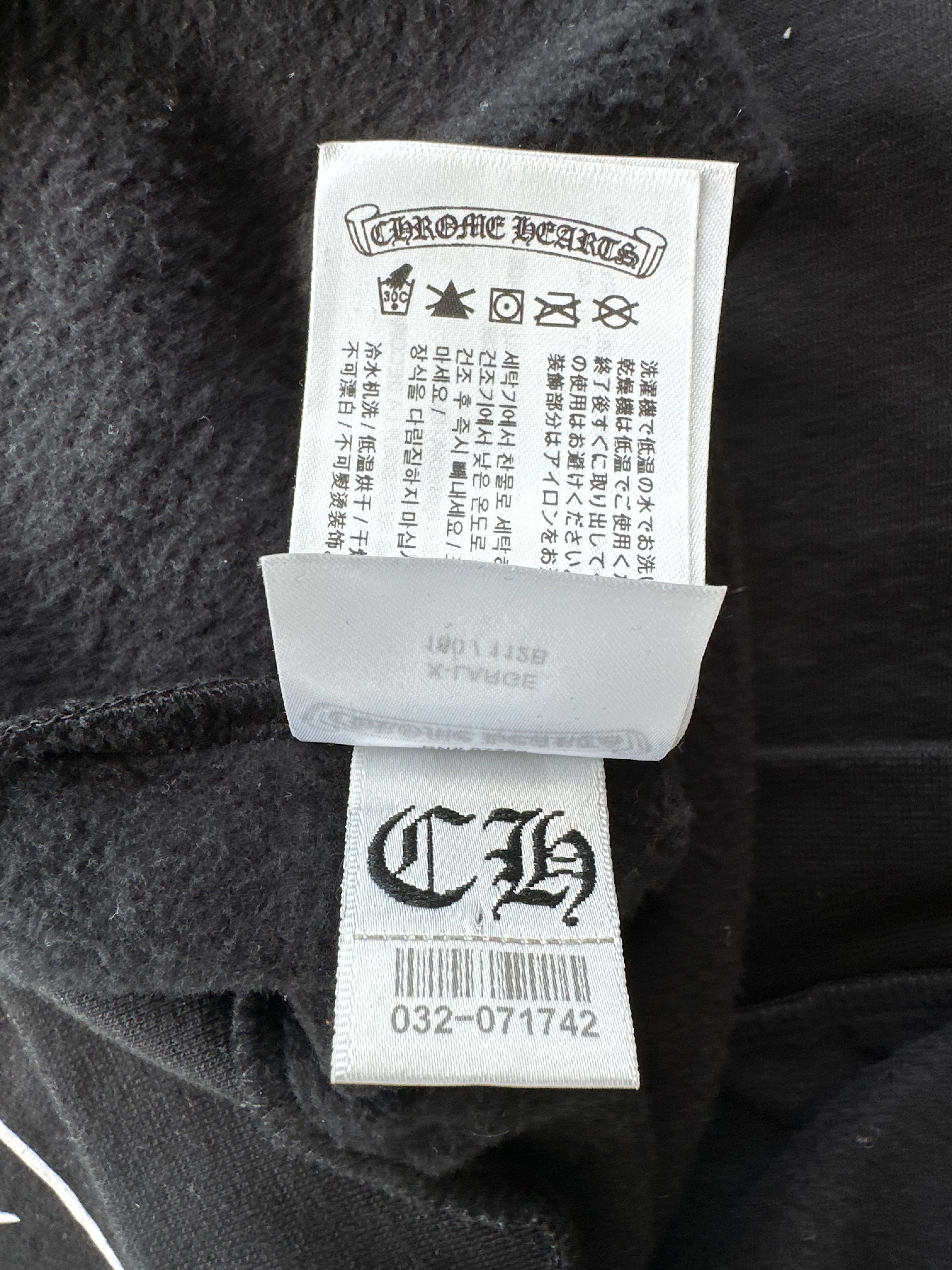 Chrome Hearts Black & White Horseshoe Logo Sweater for Men & Women | Luxury Streetwear Fashion | Perfect for Casual Outfits & Night Out