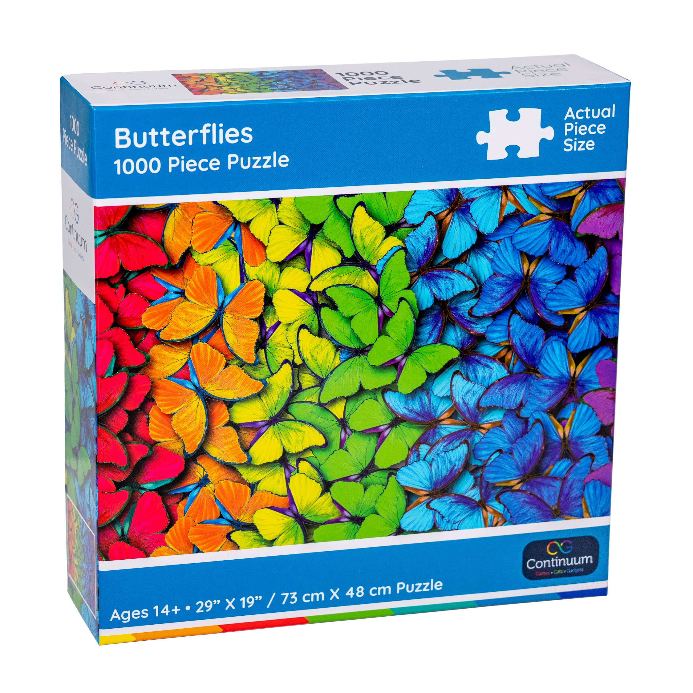 1000-Piece Butterfly Jigsaw Puzzle for Adults - Art Collage Game for Relaxation & Home Decor