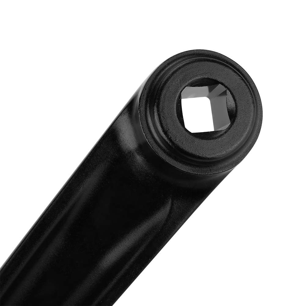 Aluminum Alloy Bike Crank Arm 170mm - Left Side Replacement Part for Mountain/Road Bikes (Black, Diamond Hole) | Durable & Lightweight Cycling Component for Bike Repair & Maintenance | Perfect for Commuting, Trail Riding & Fitness Cycling
