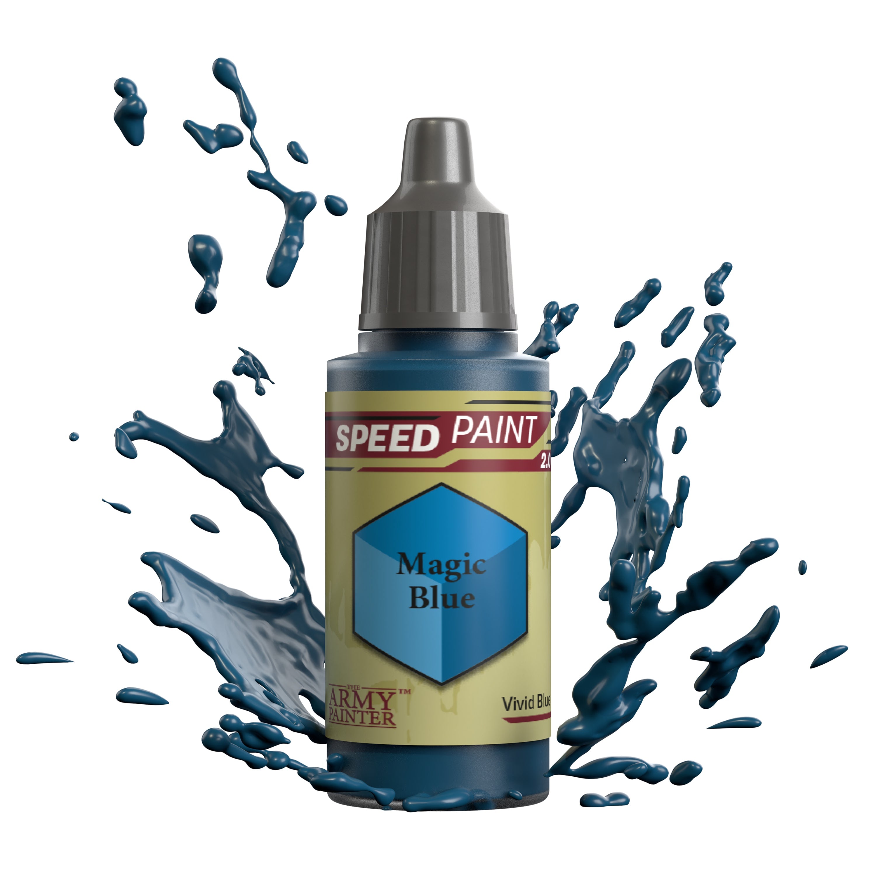Magic Blue Speedpaint - Premium Fast-Drying Acrylic Paint for Artists & Hobbyists - Perfect for Canvas, Wood, Ceramics & DIY Crafts