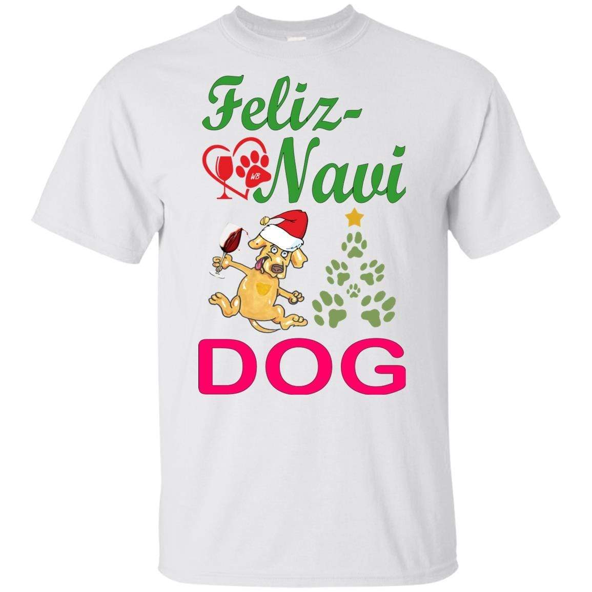Feliz Navi Dog Youth Ultra Cotton T-Shirt | Funny Christmas Pet Lover Gift | WineyBitches.co | Perfect for Holiday Parties & Family Gatherings
