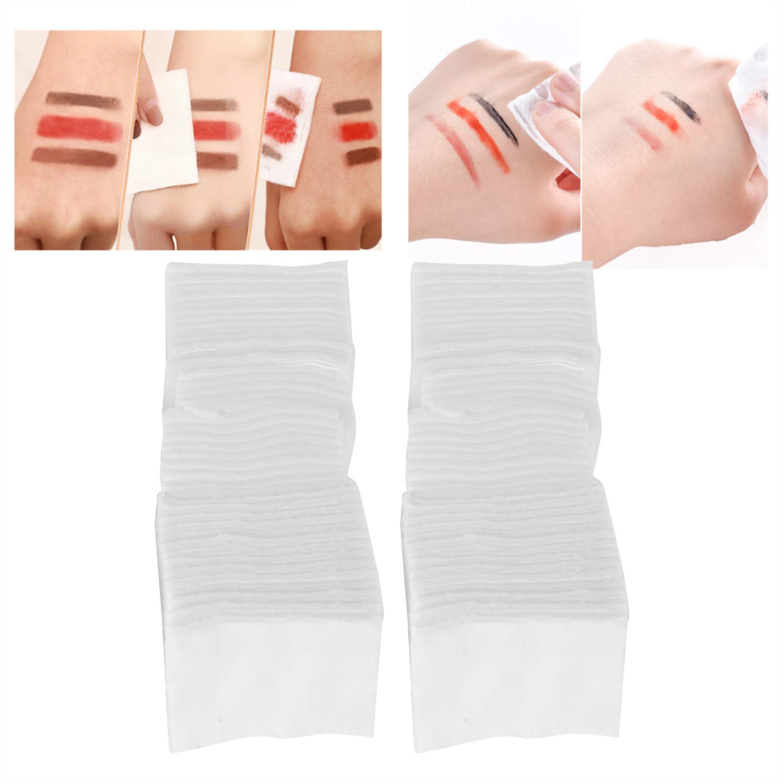 Soft & Thick 500-Piece Absorbent Cosmetic Cotton Pads for Makeup Removal & Skincare | Gentle Facial Cleansing & Toner Application | Hypoallergenic Beauty Tools