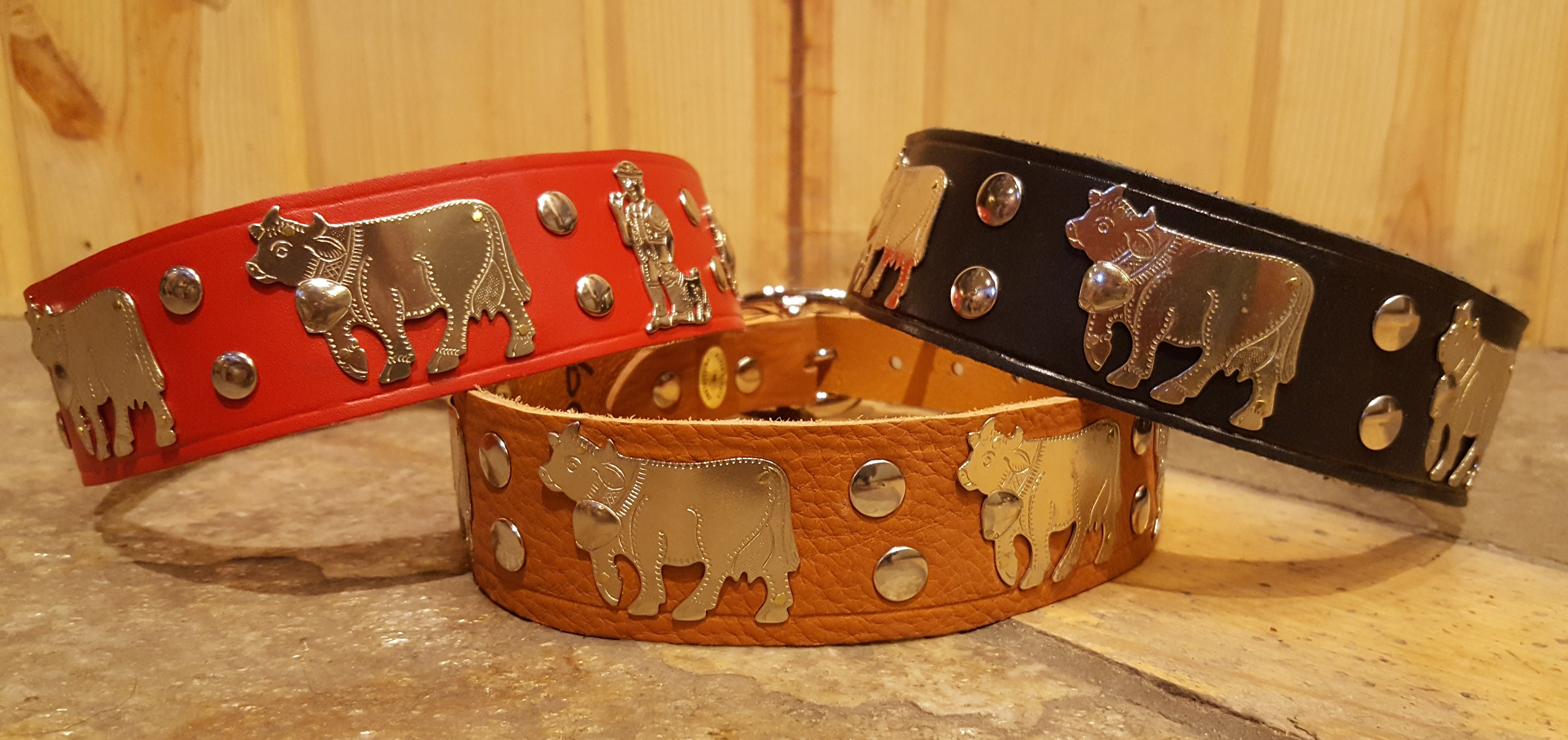 1 3/4 Inch Large Traditional Swiss Dog Collar - Premium Leather Pet Collar for Medium to Large Dogs | Durable & Stylish for Daily Walks, Training & Outdoor Adventures