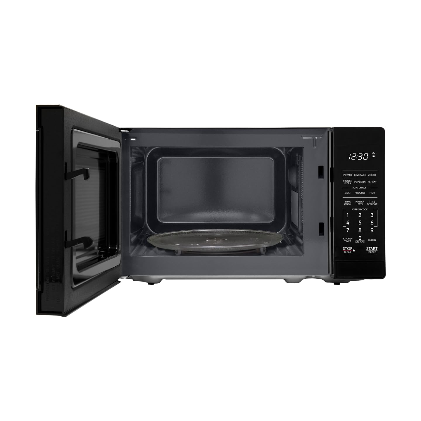 SHARP SMC0760KB 0.7 CuFt Compact Microwave Oven with Removable 10