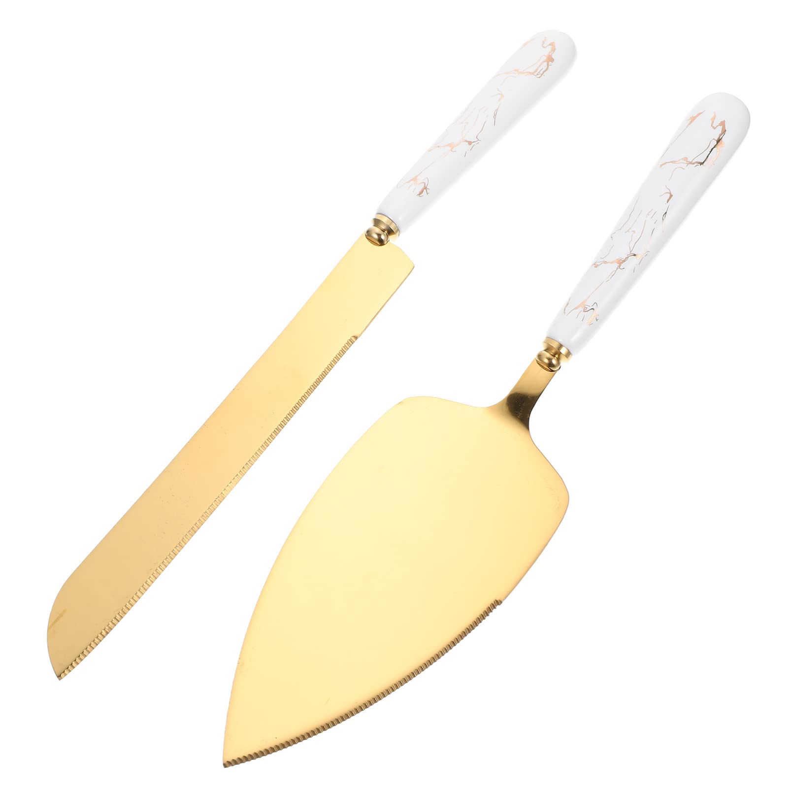 UPKOCH 3-Piece Cake Cutter Set - Stainless Steel Cake Pie Pastry Server, Dessert Spatula & Frosting Tool for Baking, Cake Decorating, Cheese Slicing - Perfect for Birthday Parties, Weddings & Home Baking