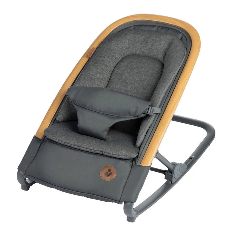 Kori Rocker Classic Graphite Rocking Chair - Modern Nursery Glider for Baby Room, Perfect for Breastfeeding, Reading & Relaxing