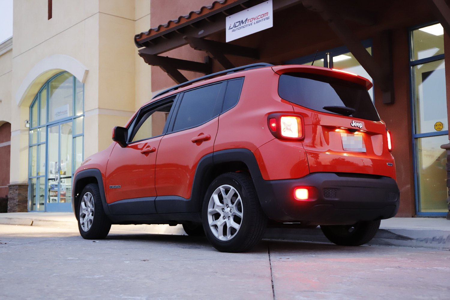 Euro/JDM LED Rear Fog & Backup Light Kit with Wiring Harness for 2015-2019 Jeep Renegade - Enhanced Visibility & Safety for Night Driving & Off-Road Adventures