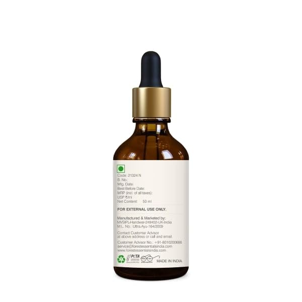 Forest Essentials Keshanta Advanced Hair Growth Serum - Ayurvedic Treatment for Hair Loss Prevention | Natural Hair Regrowth Oil & Scalp Care (50ml) | Promotes Thicker, Healthier Hair for Men & Women | Perfect for Daily Hair Care Routine & Scalp Massage