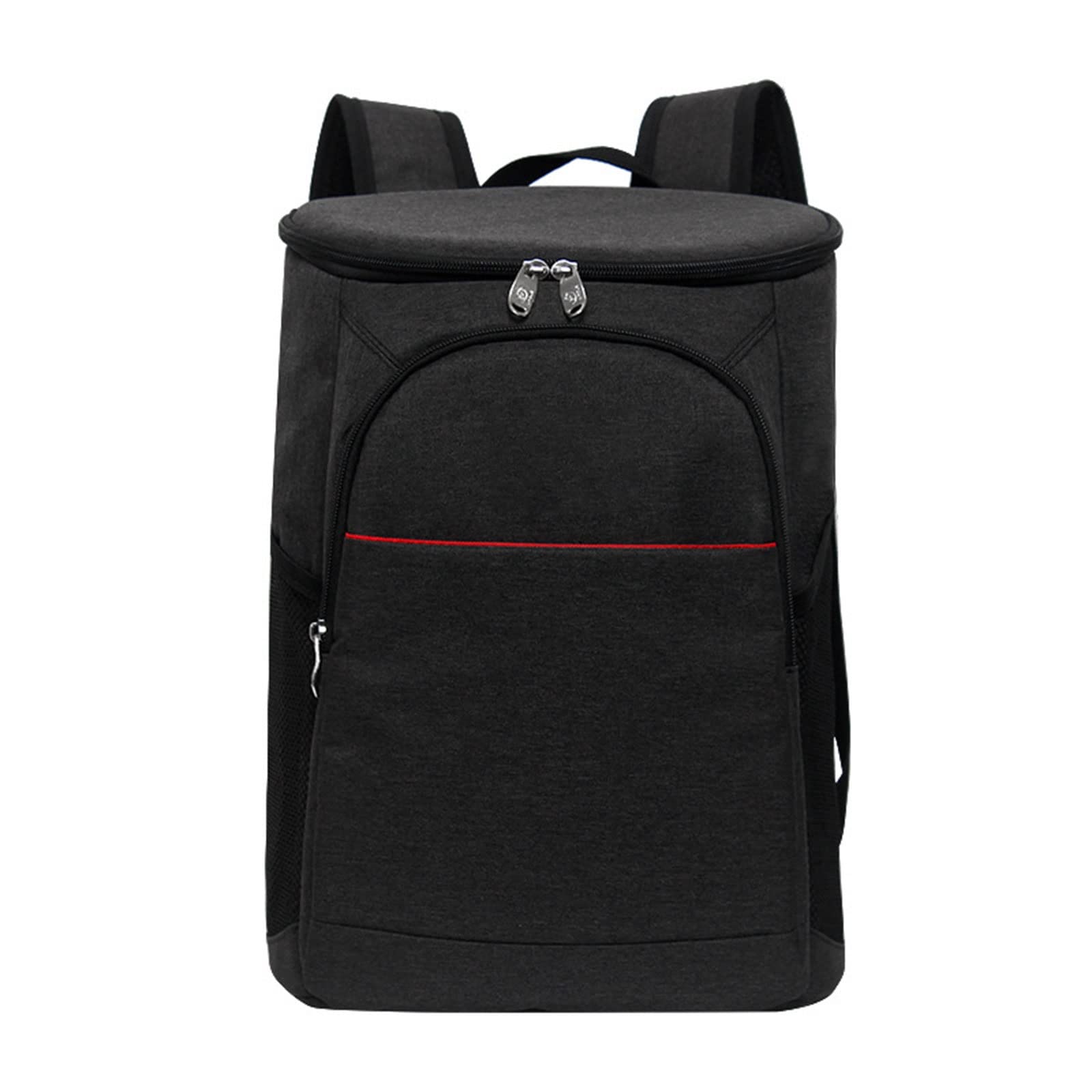 QINFEI Insulated Camping Backpack Cooler - Large Capacity Waterproof Picnic Bag for Hiking, Fishing & Outdoor Adventures | Perfect for Beach Trips, Tailgating & BBQ Parties (Black)