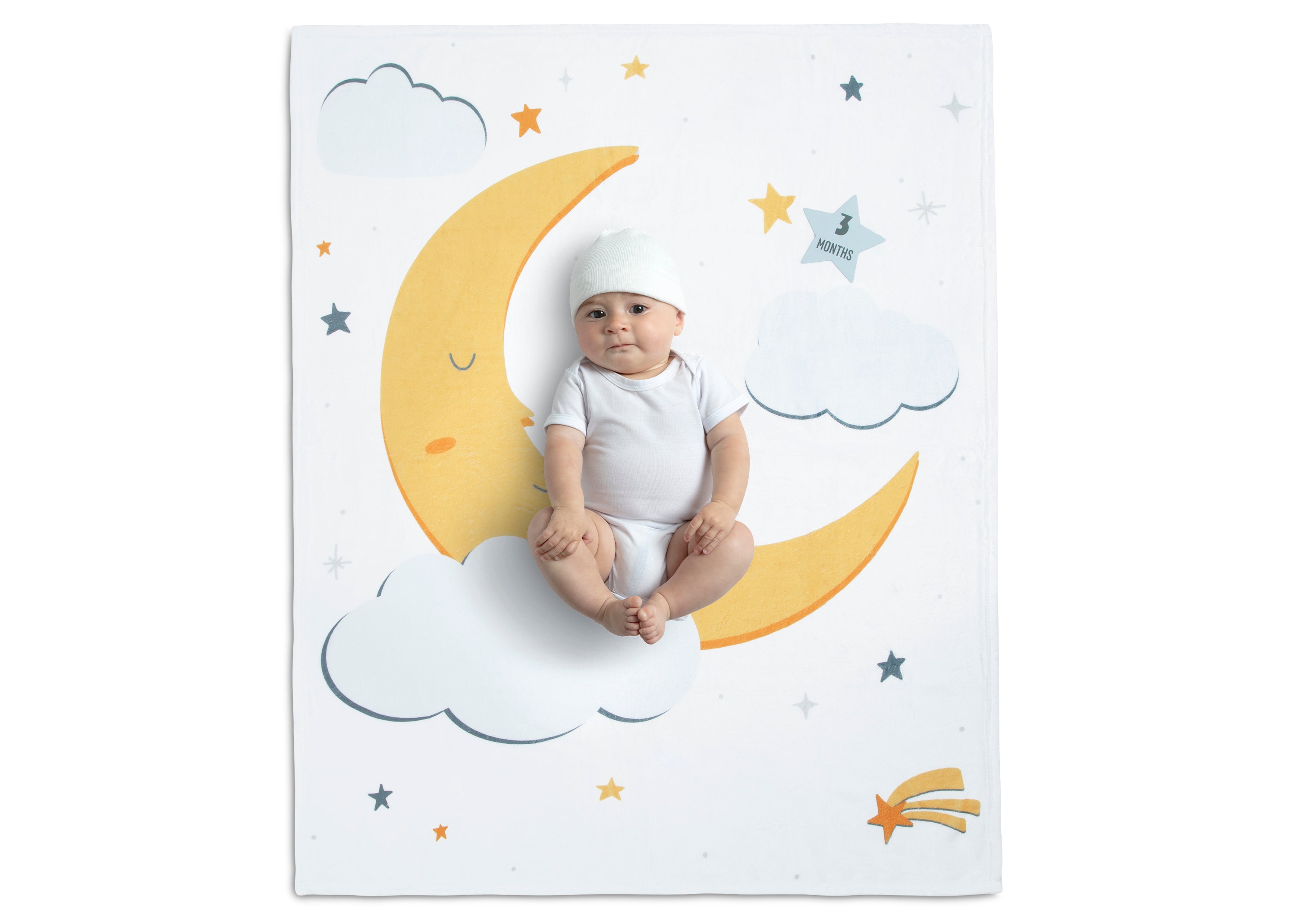 Milestone Baby Blanket - Soft & Breathable Swaddle Blanket for Newborns & Infants - Perfect for Nursery, Photo Shoots & Special Occasions