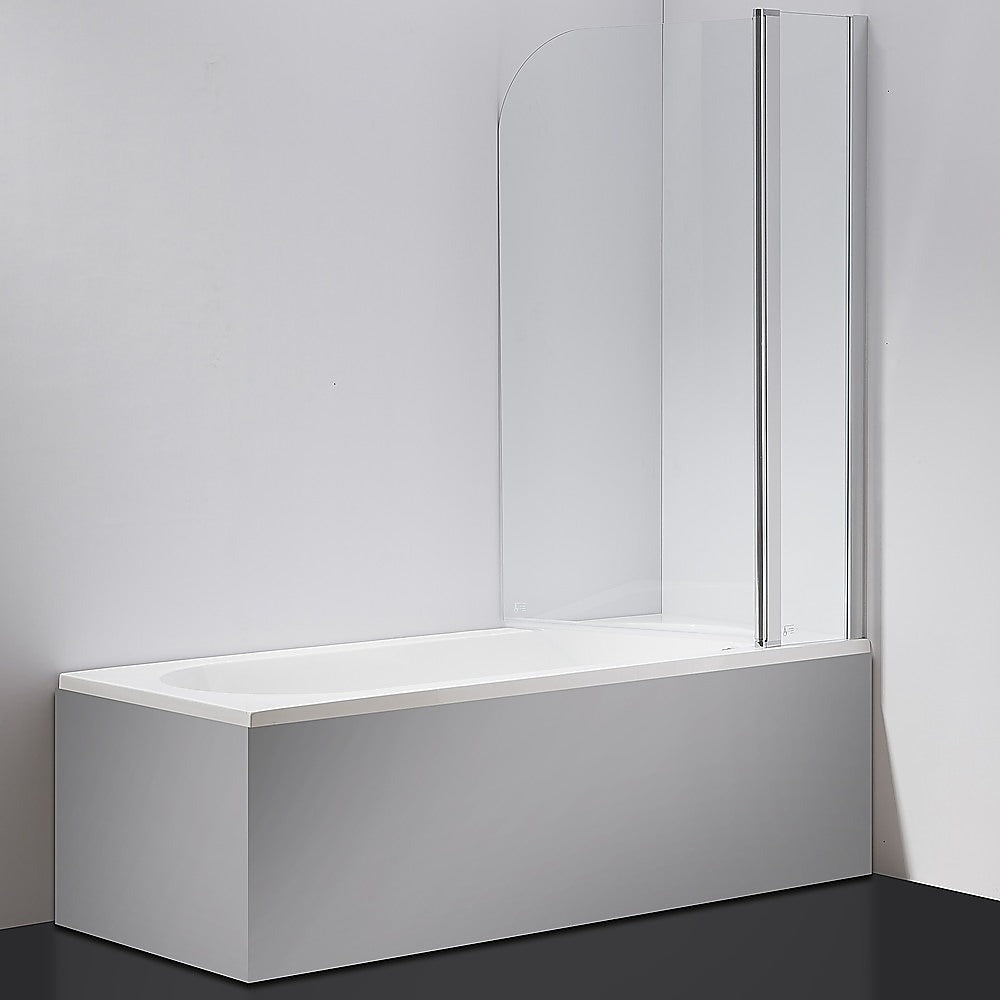 180 Degree Pivot Shower Door with 6mm Tempered Safety Glass - 1200x1400mm Bathroom Enclosure by Della Francesca | Modern Frameless Design for Walk-In Showers & Bathtub Screens