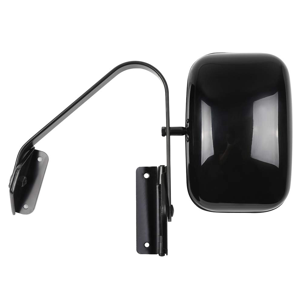 SCITOO Manual Folding Side View Mirrors for 1980-1996 Ford F150 Truck - Passenger & Driver Side Replacement (Non-Heated, FO1321106-D42) | Perfect for Off-Roading, Daily Commuting & Truck Restoration Projects