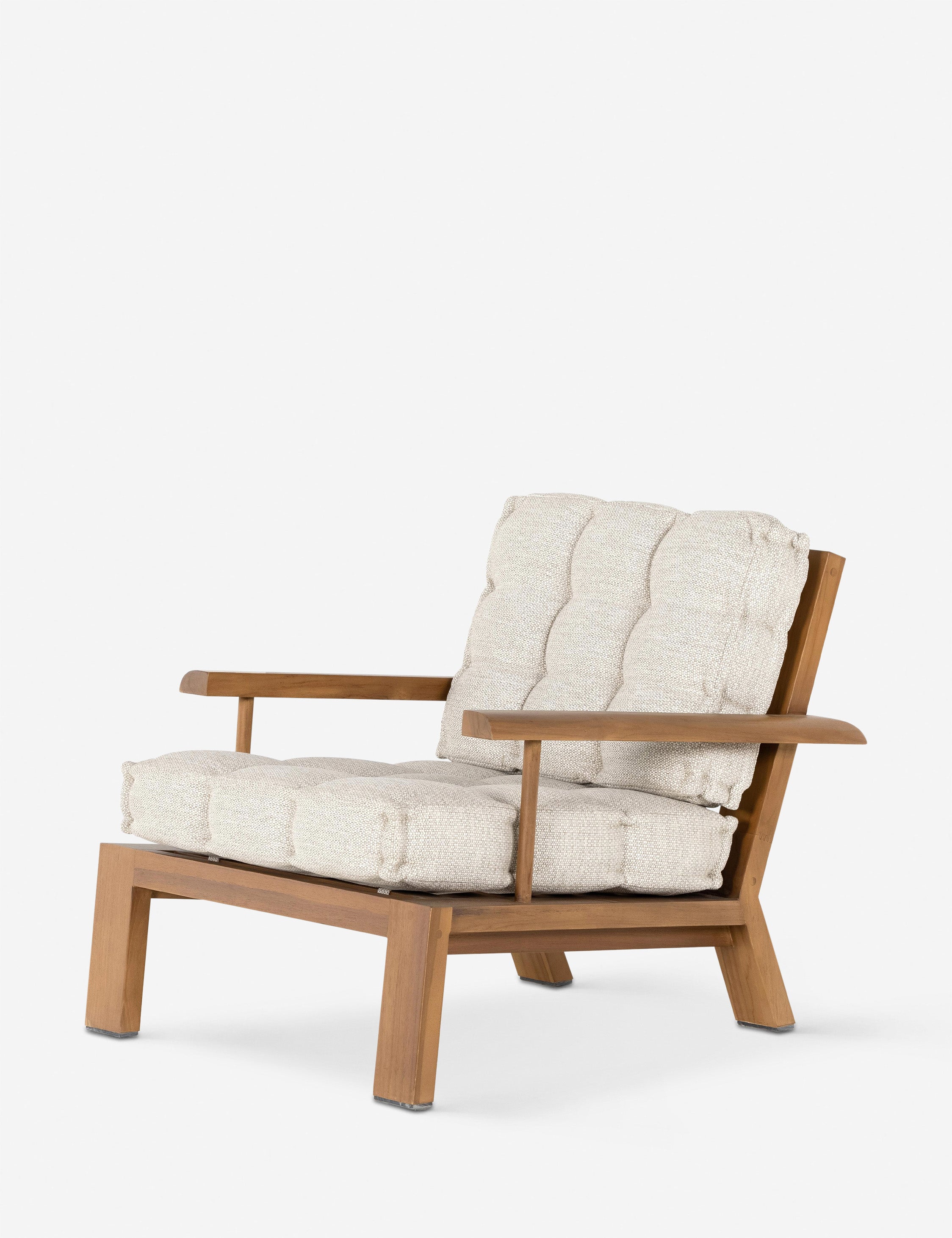 Amabel Indoor Outdoor Accent Chair - Modern Patio Lounge Chair for Living Room, Bedroom, Porch & Garden - Comfortable Weather-Resistant Furniture for Relaxing & Reading