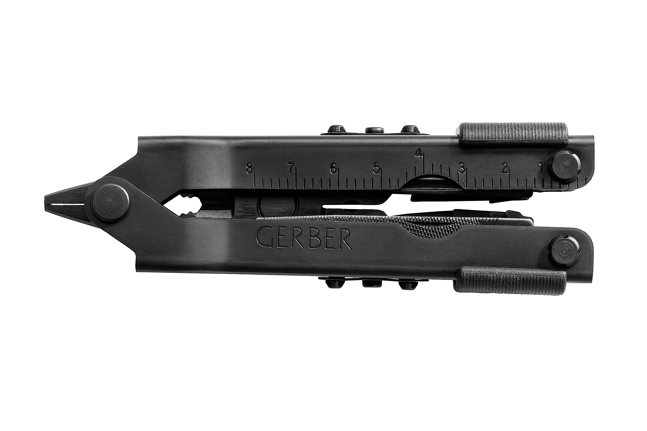 Gerber Gear Multi-Plier 600 - 14-in-1 Multitool with Needlenose Pliers, Screwdriver, Serrated Knife, Wire Crimper, Bottle & Can Opener - Black Tactical Sheath Included - Perfect for Camping, Hiking, Survival & Everyday Carry (EDC)