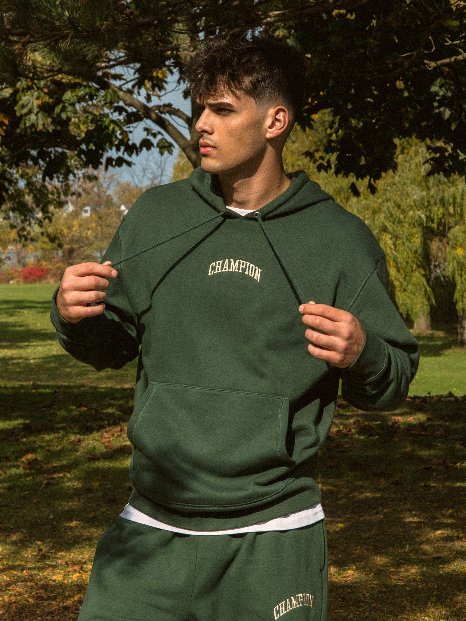 Champion Classic Fleece Pullover Hoodie - Soft & Comfortable Men's & Women's Sweatshirt for Casual Wear, Gym & Outdoor Activities
