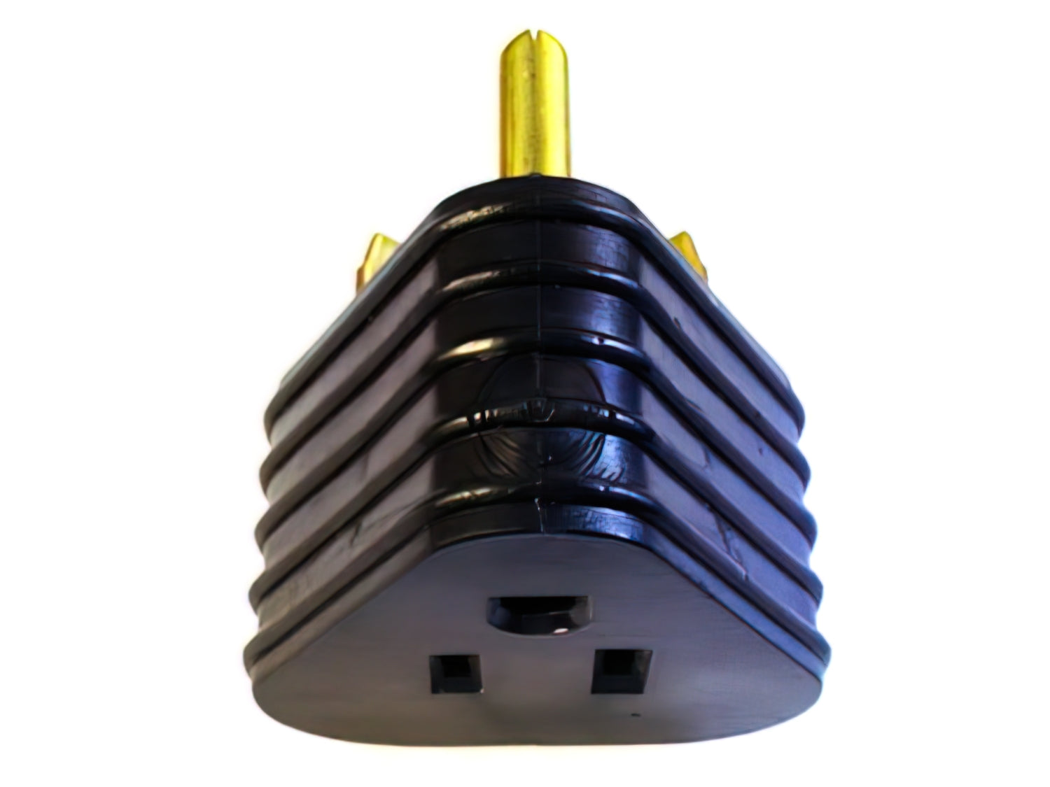 15A Female to 30A Male Adapter - Heavy Duty Power Connector for RV, Marine & Generator Use | Weatherproof Triangle Plug Converter for Outdoor & Industrial Applications