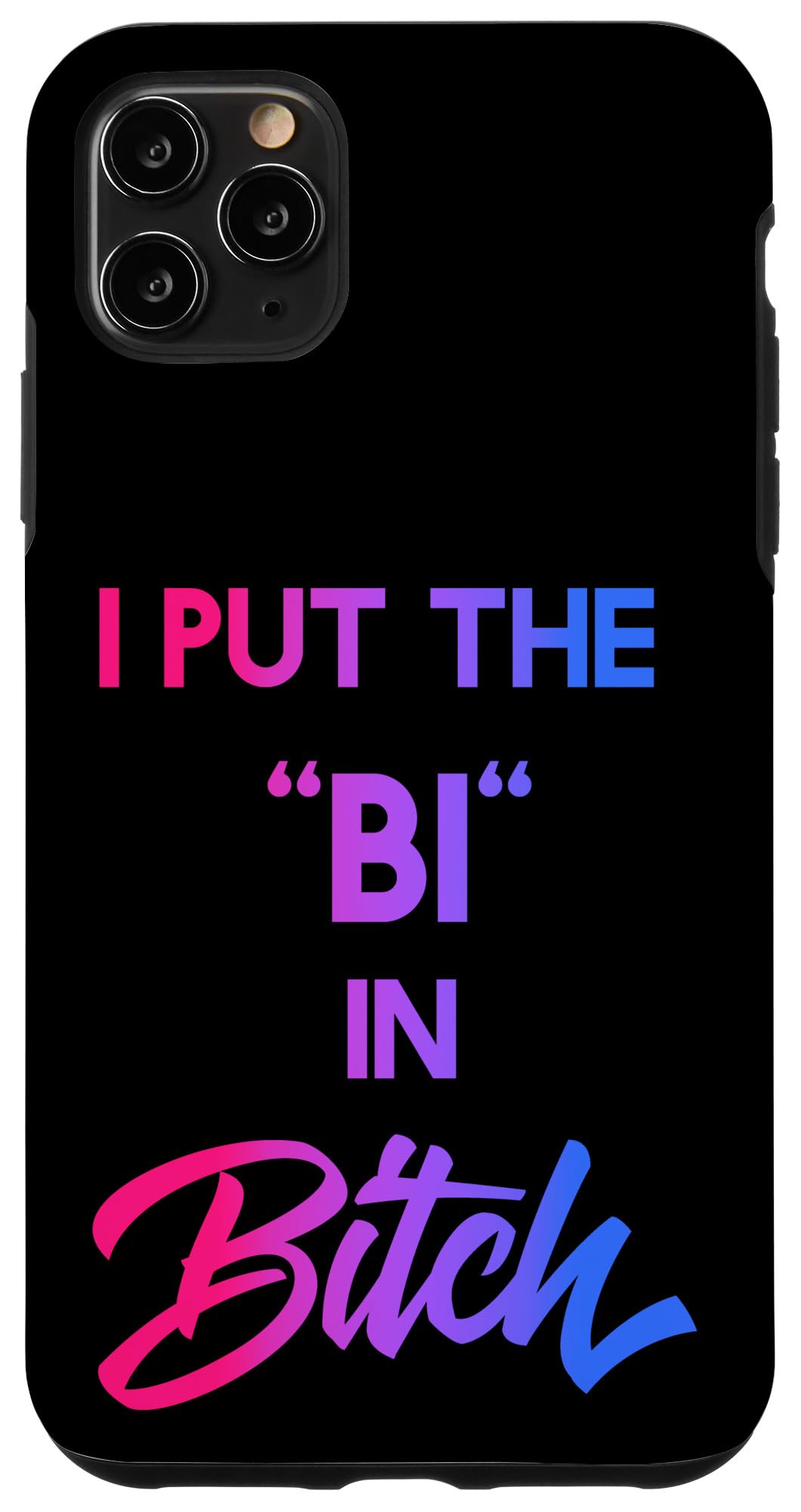 iPhone 11 Pro Max Case - LGBT Pride Rainbow Design | Colorful Bisexual Protective Cover for LGBTQ+ Community | Perfect for Pride Parades, Festivals & Everyday Use