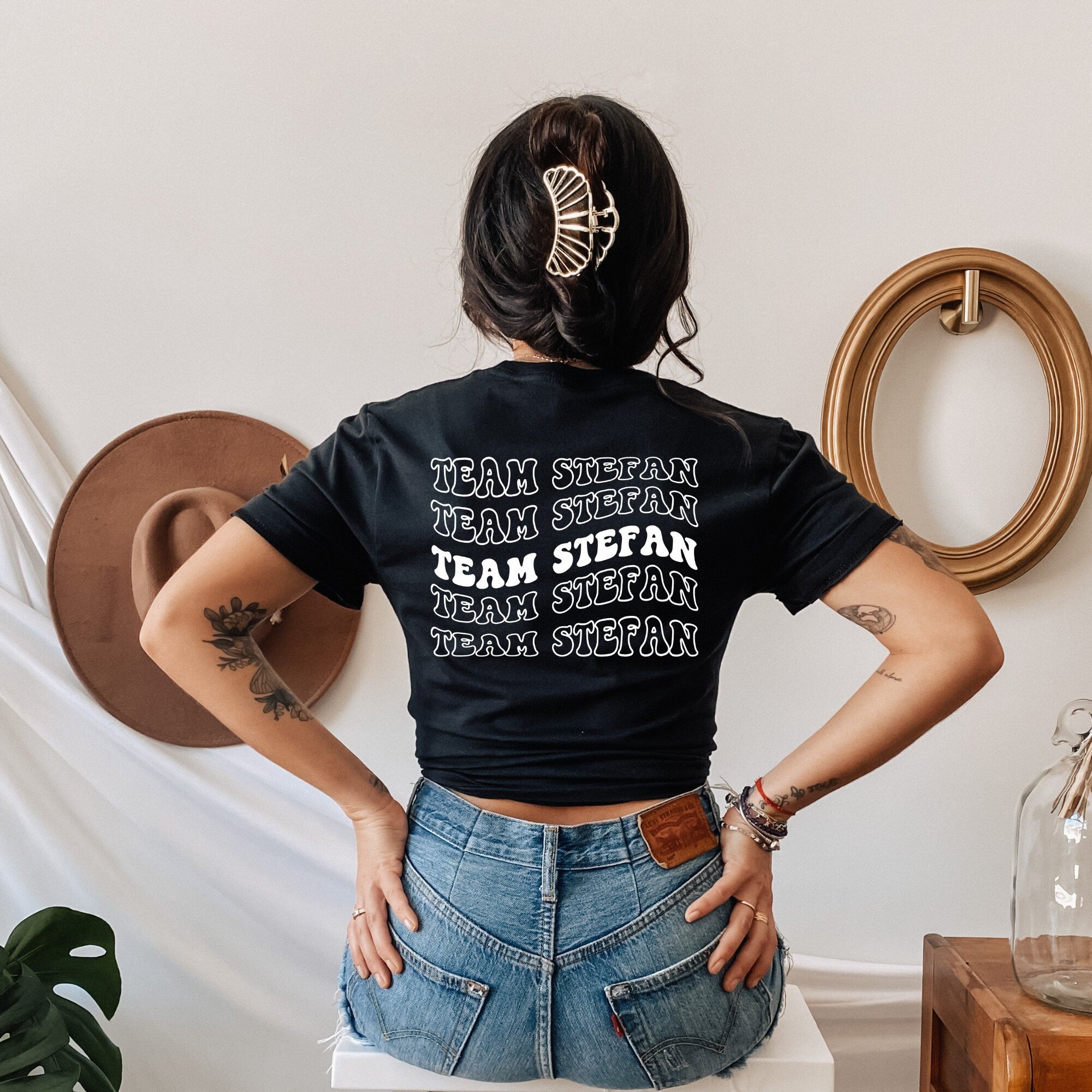 Stefan Salvatore T-Shirt | The Vampire Diaries TVD Fan Merch | Team Stefan & Salvatore Brothers Collection | Perfect Gift for Mystic Falls Lovers | Casual Wear & Cosplay Outfit