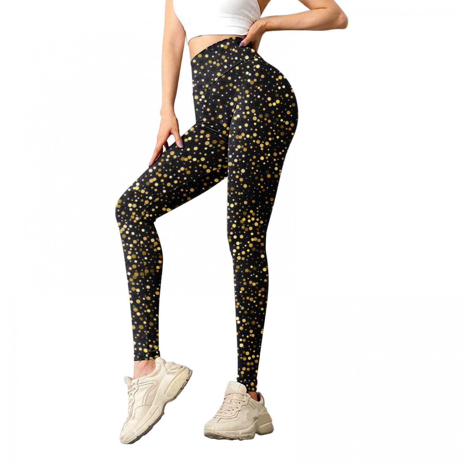 High Waisted Tummy Control Yoga Pants for Women - Ribbed Activewear Leggings for Gym, Running & Everyday Comfort