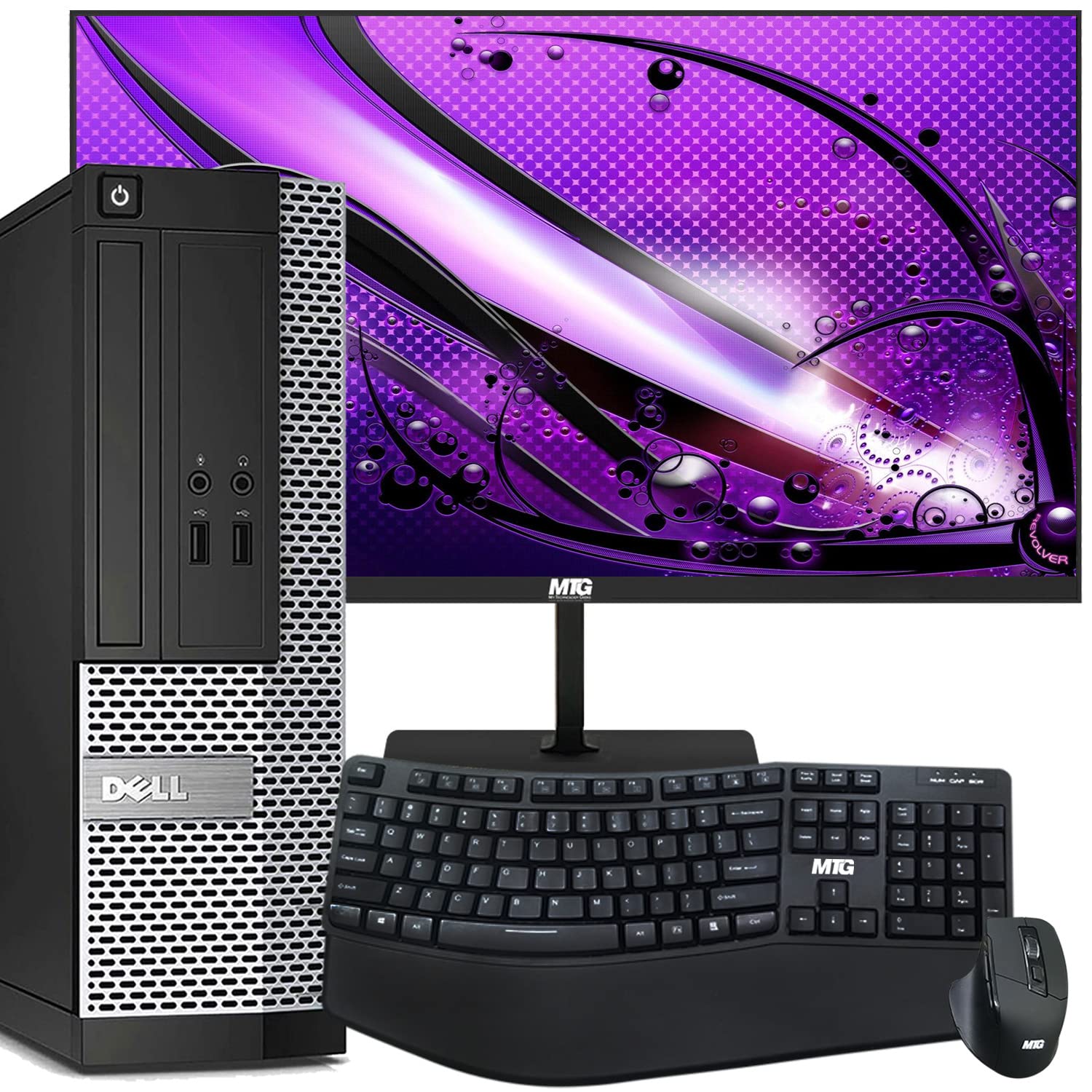 Refurbished Dell OptiPlex Desktop Computer with Intel Core i5-4570 3.1GHz, 8GB RAM, 2TB HDD, 24
