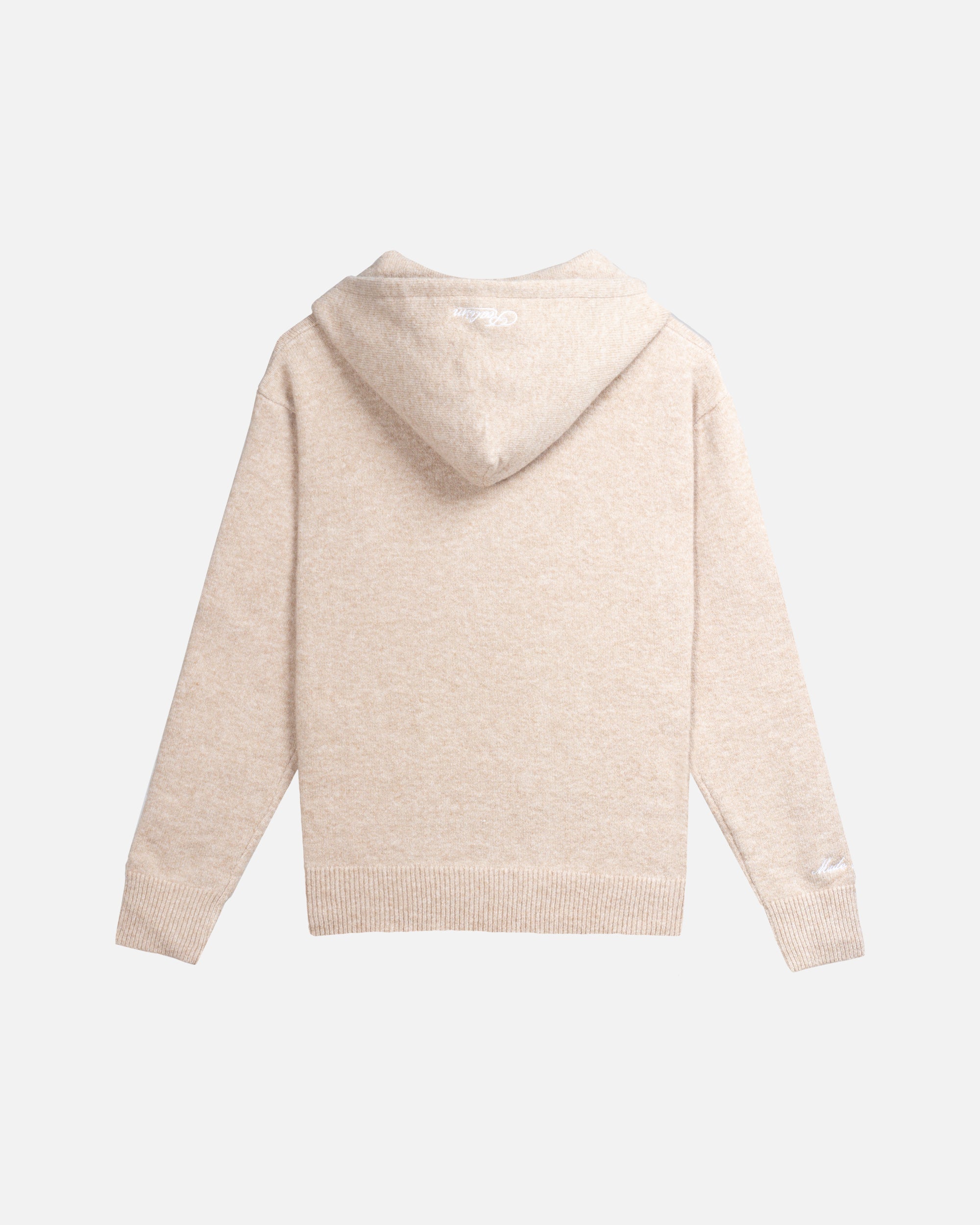 SSS Realism Radiant Knit Hoodie in Sand - Cozy Pullover Sweatshirt for Women & Men - Perfect for Casual Wear, Loungewear, and Outdoor Activities