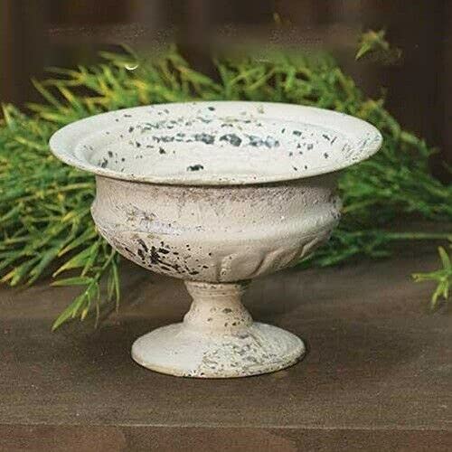 Vintage French Country Metal Urn Planter - 4
