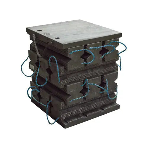 AME Cribbing Block Kit - Heavy Duty Wooden Support Blocks for Vehicle Recovery, Construction & Emergency Scenes | Perfect for Off-Roading, Towing & Stabilization