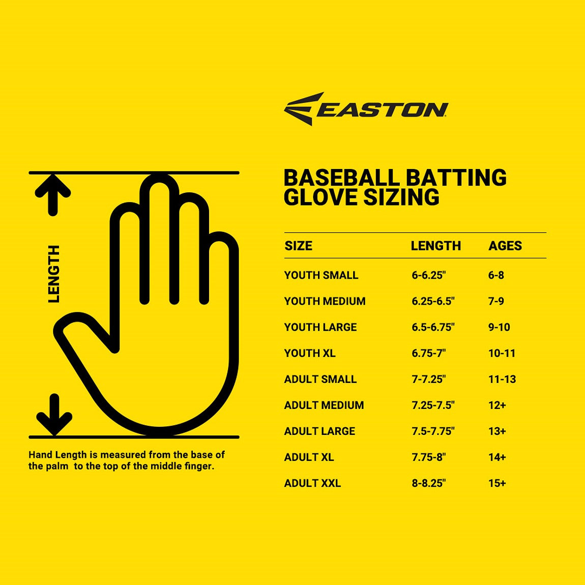 Easton WALK OFF ETHOS Youth Batting Gloves (2025) - Baseball Training & Game Accessories for Kids - Perfect for Little League & Youth Baseball Practice