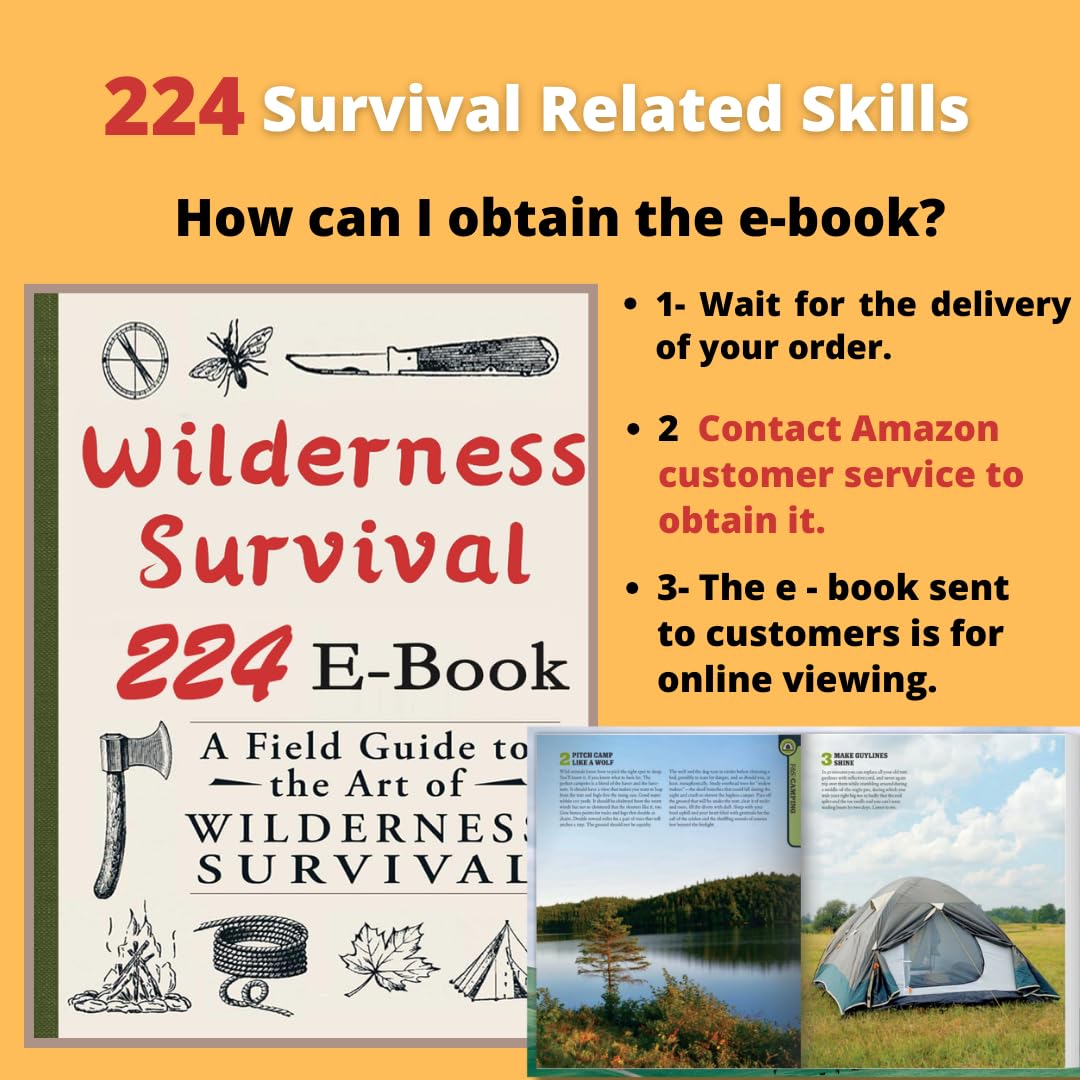 13 in 1 Survival Kit with First Aid Supplies, Emergency Blanket & Tactical Flashlight - Perfect for Camping, Hiking, Outdoor Adventures & Emergency Preparedness - Great Gift for Dad & Outdoor Enthusiasts