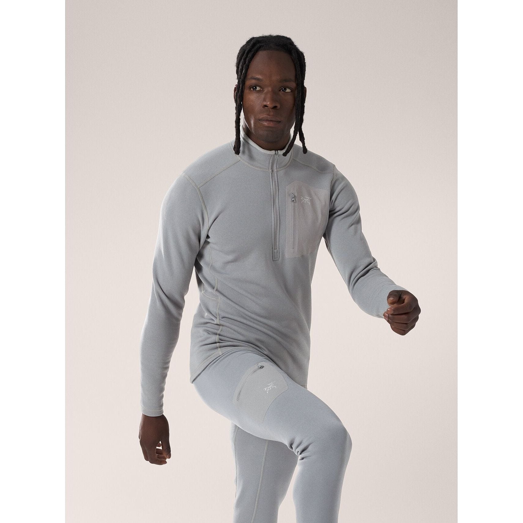 Arc'teryx Men's Rho Heavyweight Zip Neck Baselayer - Thermal Merino Wool Long Sleeve Shirt for Winter Hiking, Skiing & Outdoor Activities