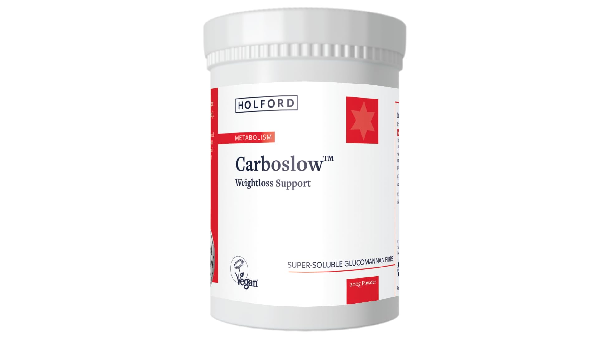 CarboSlow Powder: Premium Konjac Fiber Supplement for Natural Glucomannan Support | Weight Management & Digestive Health | Ideal for Keto, Low-Carb Diets & Healthy Lifestyle