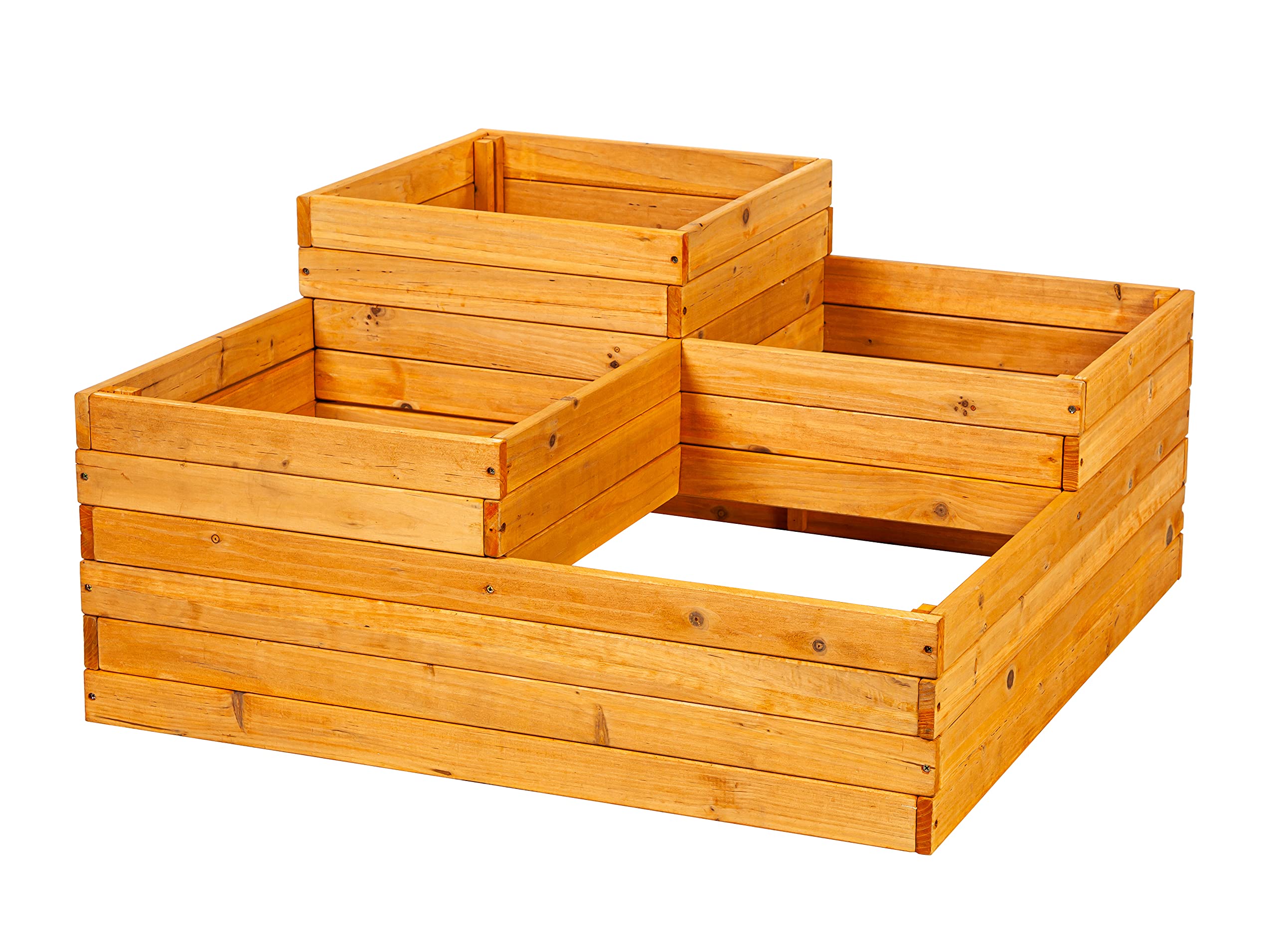 Raised Wood Garden Bed for Vegetables, Plants, Flowers & Lawn - Elevated Outdoor Planter Box for Backyard, Patio & Gardening - Perfect for Growing Herbs, Veggies & Decorative Blooms