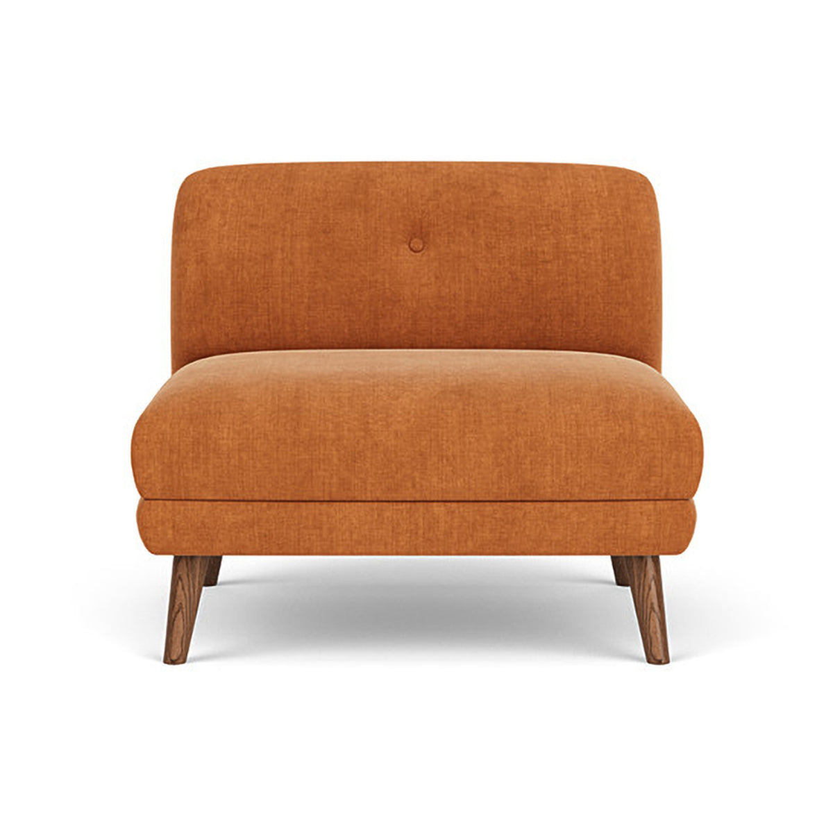 Alfred Fabric Modular Sectional Sofa (Armless) - Modern Living Room Furniture for Small Spaces & Apartments