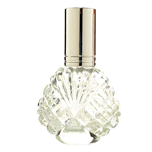 Tennessee526 15ml Portable Travel Perfume Atomizer - Large & Small Capacity Reusable Glass Bottle with Fine Mist Spray for Cosmetics & Skincare | Ideal for Travel, Gym, and Daily Use