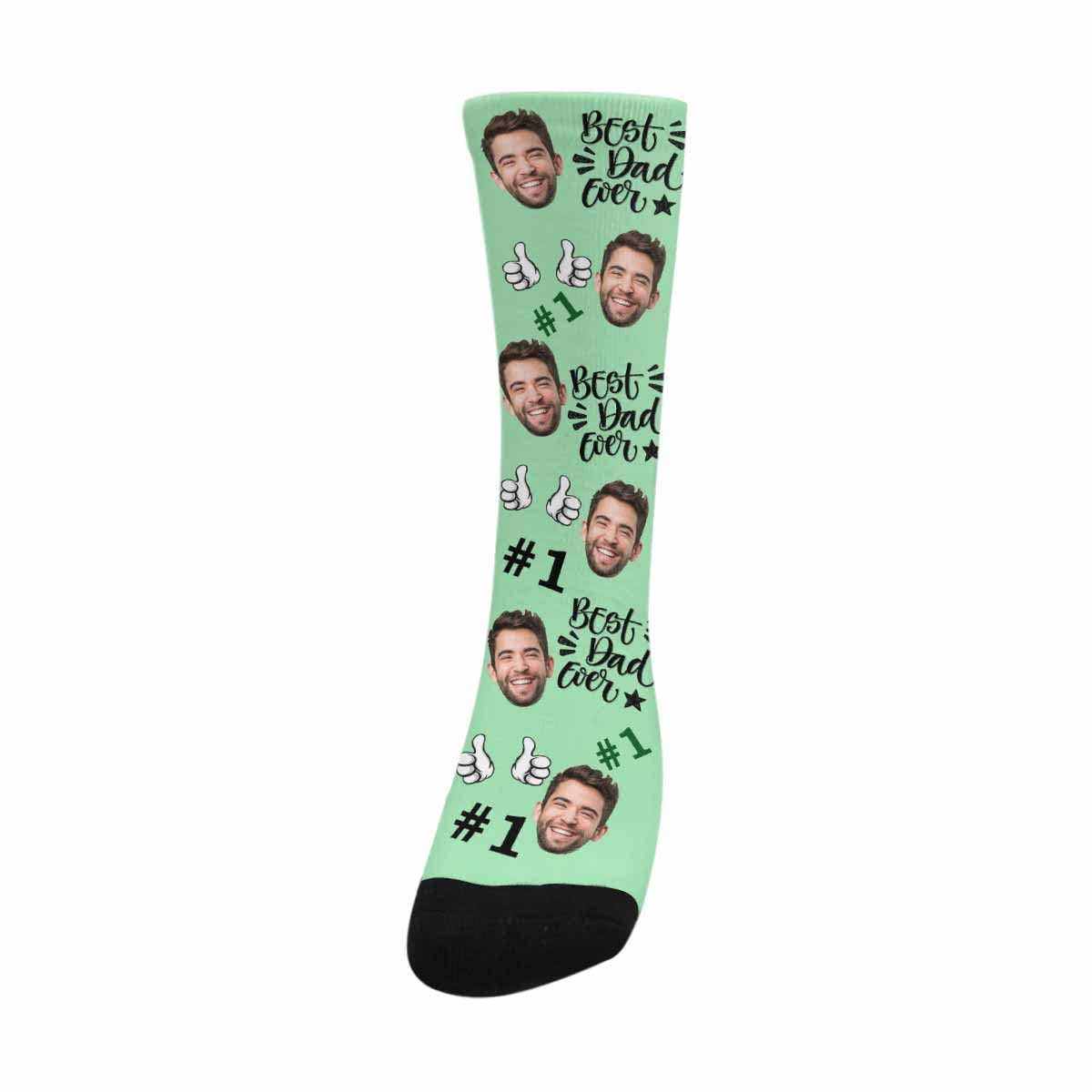 Custom Father's Day Socks with Photo - Personalized Funny Daddy Socks for Men | Unique Gift for Dad Birthday, Christmas & Father's Day | Great for Gag Gifts, Stocking Stuffers & Special Occasions