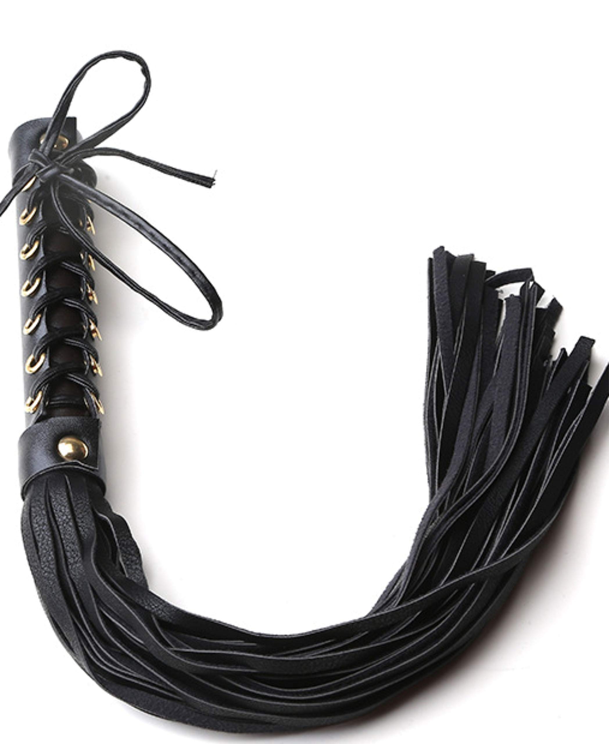 BDSM Whip for Adults - Sensual Spanking Flogger & Sex Paddle for Couples Play - Perfect for Bedroom Bondage, Roleplay & BDSM Scenes