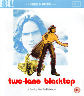 Two Lane Blacktop Blu-ray | Classic 1971 Road Movie | Perfect for Movie Collectors & Car Enthusiasts | Great for Home Theater Nights & Vintage Film Screenings
