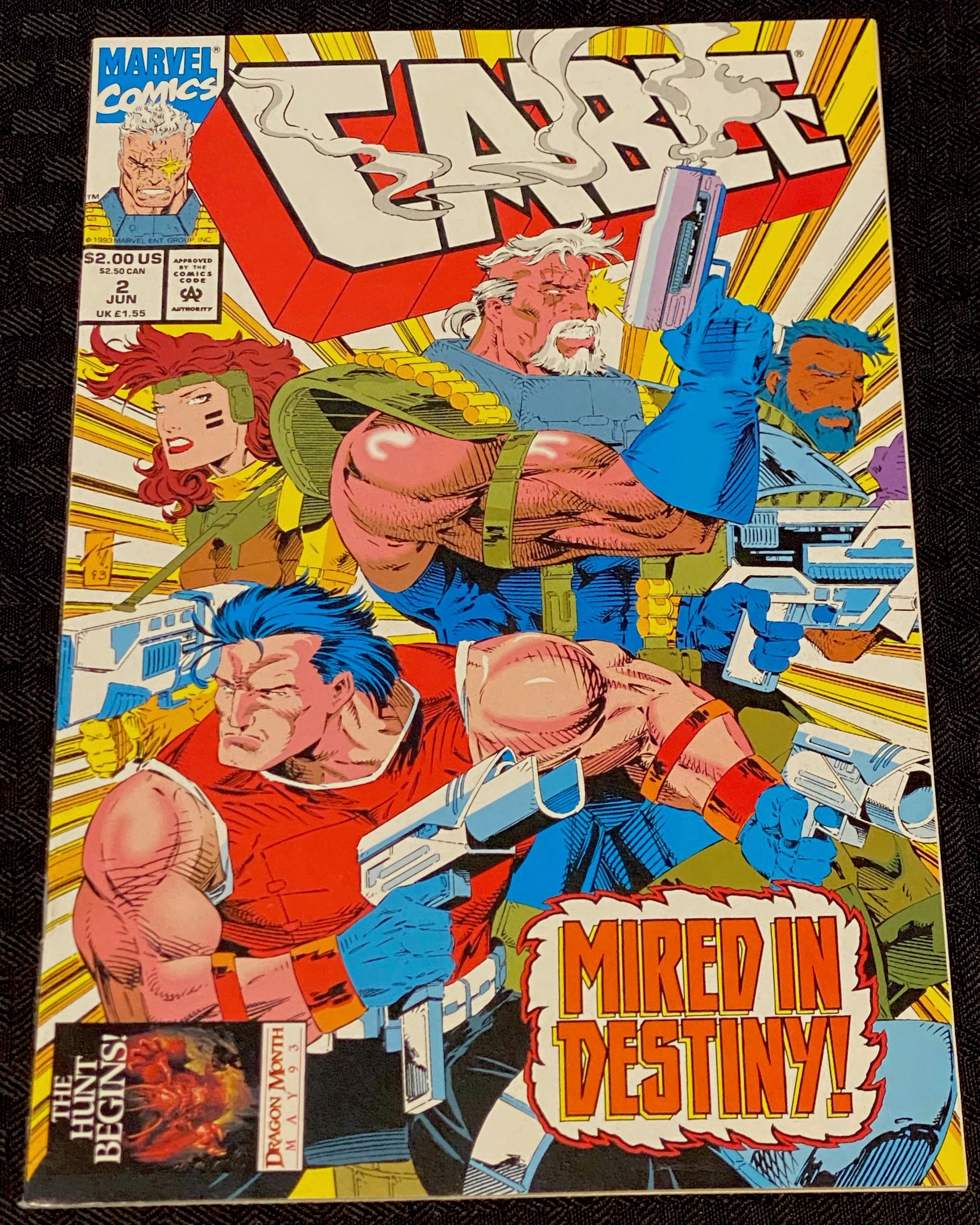Marvel Comics: Cable #2 (June 1993) Featuring Sinsear - Vintage Collectible Comic Book for Superhero Fans & Comic Collectors - Perfect for Display, Gifts, and Investment