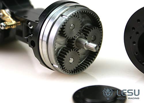 High-Quality Metal CNC Axle Differential Lock for 1/15 RC Loader - Precision Speed Control for Off-Road Crawling & Rock Racing