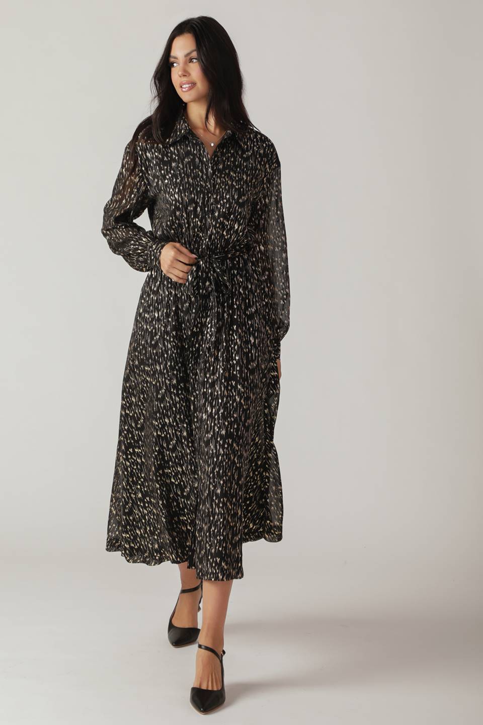 MOSSY MEADOW WOVEN MIDI DRESS - Flowy Boho Summer Dress for Women, Casual Beach Dress with Pockets, Perfect for Vacation, Date Night & Outdoor Events