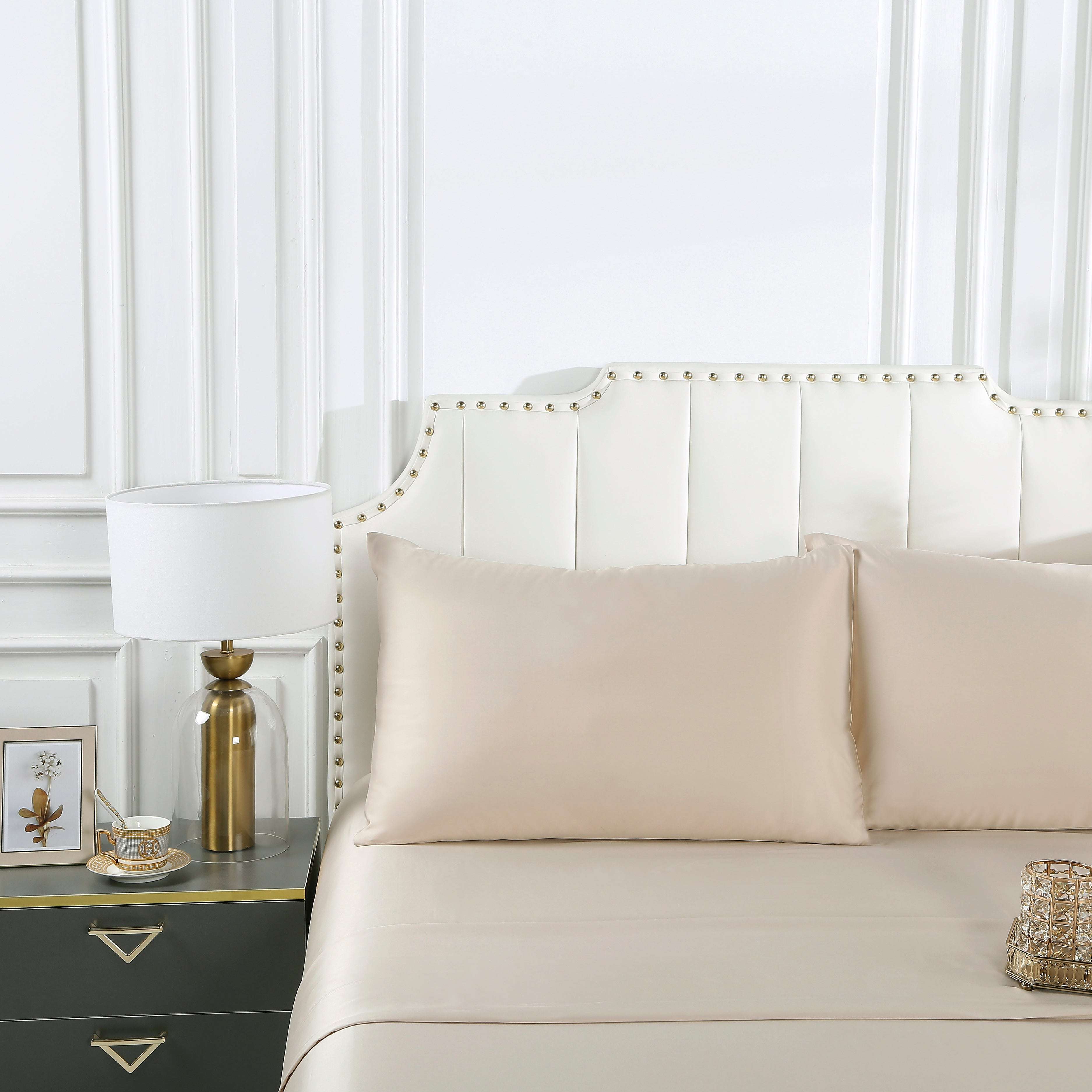 100% Organic Bamboo Sheets King Size Set - Soft, Breathable & Hypoallergenic Bedding for Luxurious Sleep - Perfect for Hot Sleepers & Eco-Conscious Homes