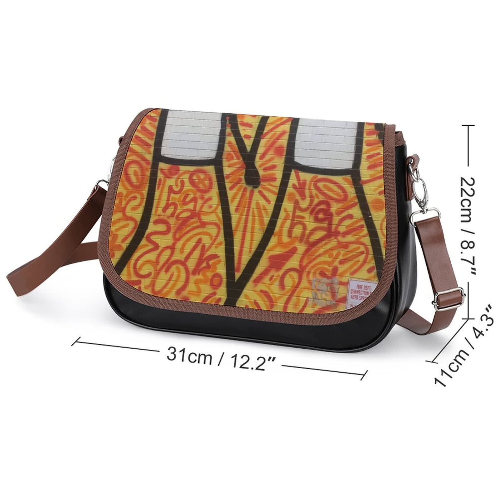 Stylish Medium Crossbody Bags for Women - Printed Shoulder Messenger Purse & Designer Satchels - Perfect for Work, Travel & Daily Use