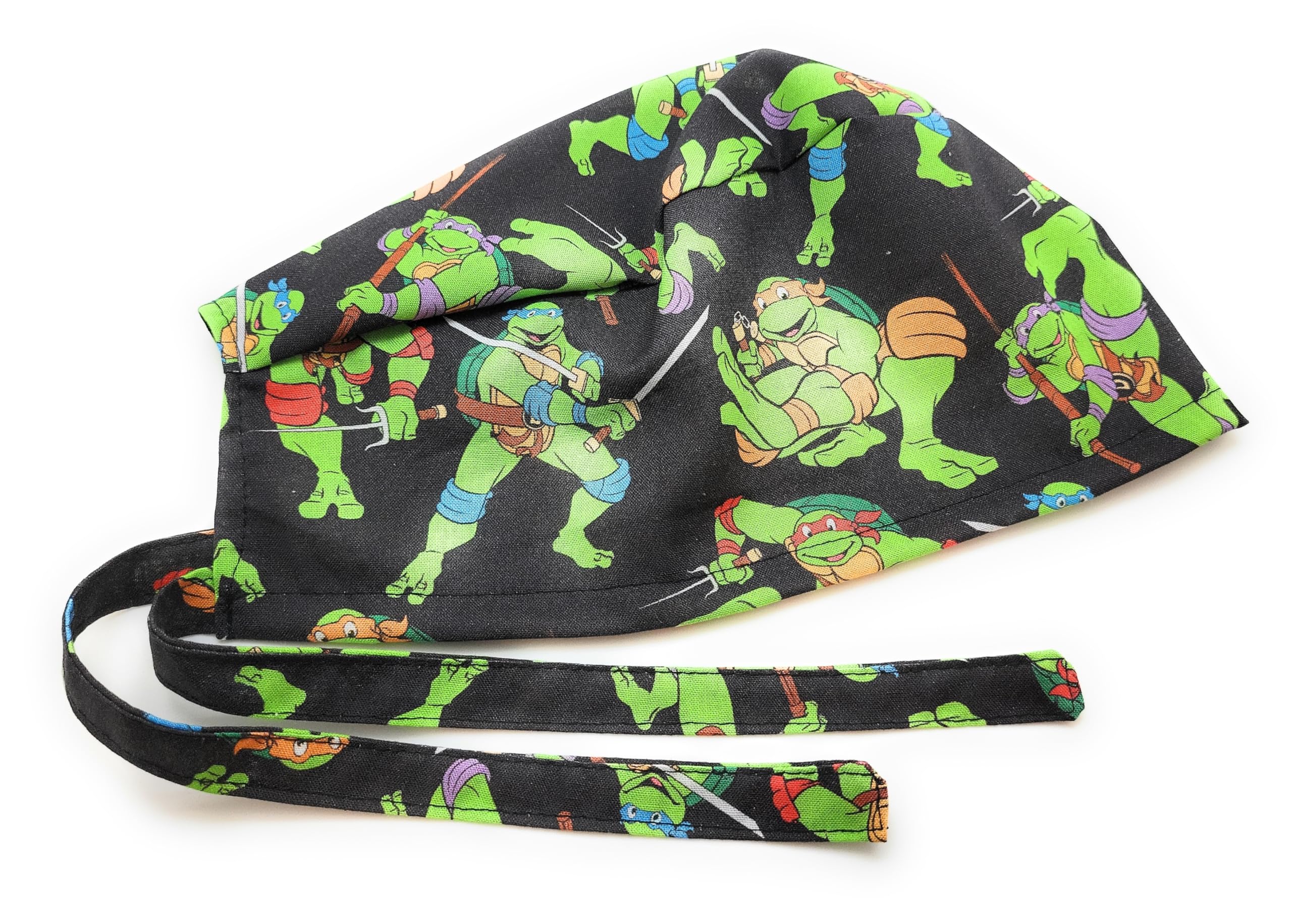 Fun Cotton Scrub Cap with TV Show & Sci-Fi Movie Cartoon Characters - Multi-Color Do-Rag for Nurses, Doctors & Medical Professionals - Perfect for Hospitals, Clinics & Cosplay