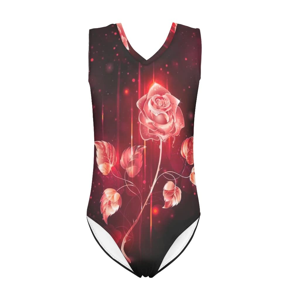 Jeiento Girls Gymnastics Leotards - One-Piece Dance Athletic Leotard for Kids Ages 3-14 | Perfect for Ballet, Gymnastics, Dance Practice & Performances
