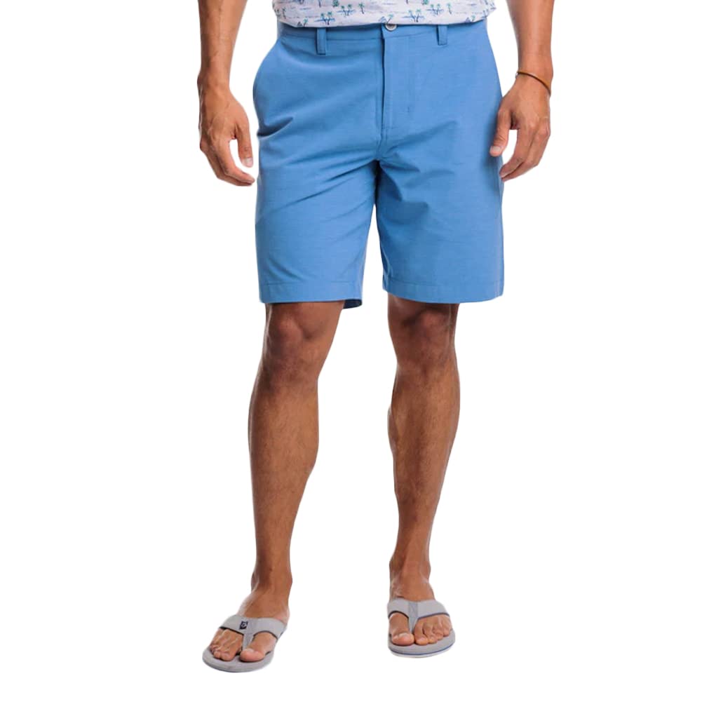 Southern Tide Heathered T3 Gulf Performance Shorts for Men - Quick-Dry, Comfortable & Stylish - Perfect for Golf, Running & Outdoor Activities