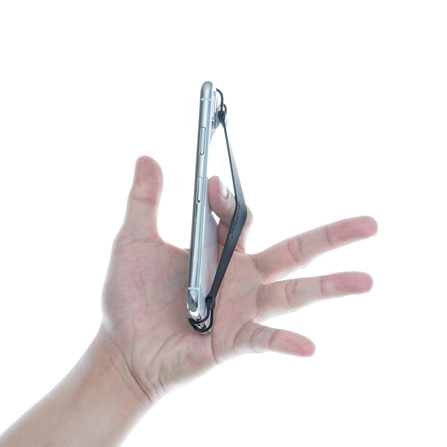 Non-Slip Silicone Hand Strap Grip for iPhone 16 Pro Max/15 Plus/14/13/12 Pro/11/Xs Max/XR/SE & Galaxy Note 20/S24 - Universal Phone Holder for Secure One-Handed Use While Hiking, Running, or Traveling