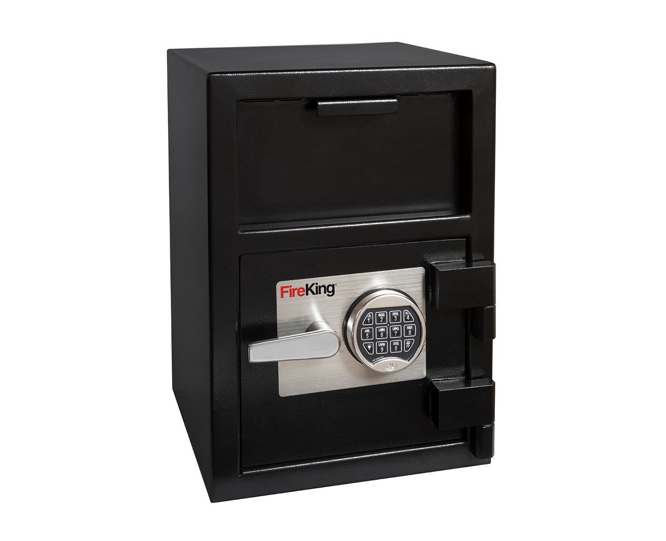FireKing SB2014 BLEL Front Loading Depository Safe - High Security Cash Drop Box for Retail Stores, Restaurants & Offices - Ideal for Daily Cash Management & Theft Protection